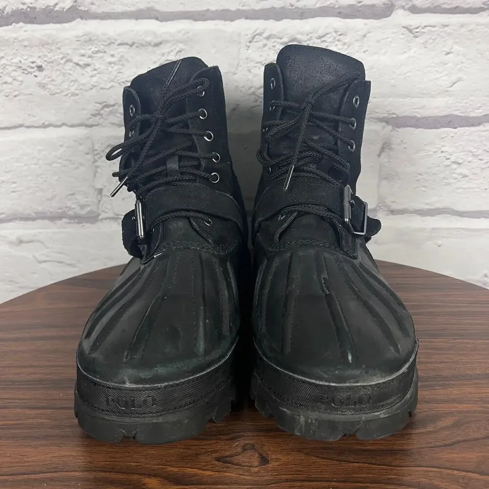 Polo Ralph Lauren Mens 14 Outdoors Gorpcore Heritage‎ Leather Oslo High WP Boot